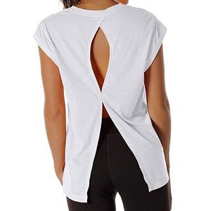 Open back Workout Shirt
